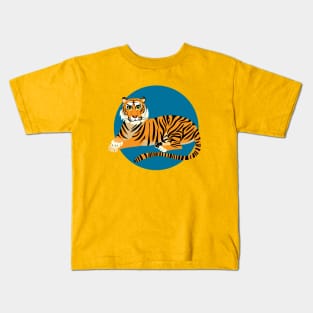 Thoughtful Tiger Kids T-Shirt